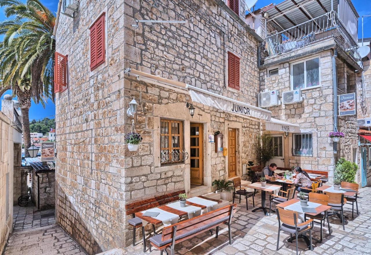 Deluxe Dreamy Room In The Center Of Hvar With Sea View Hvar Town Kültér fotó